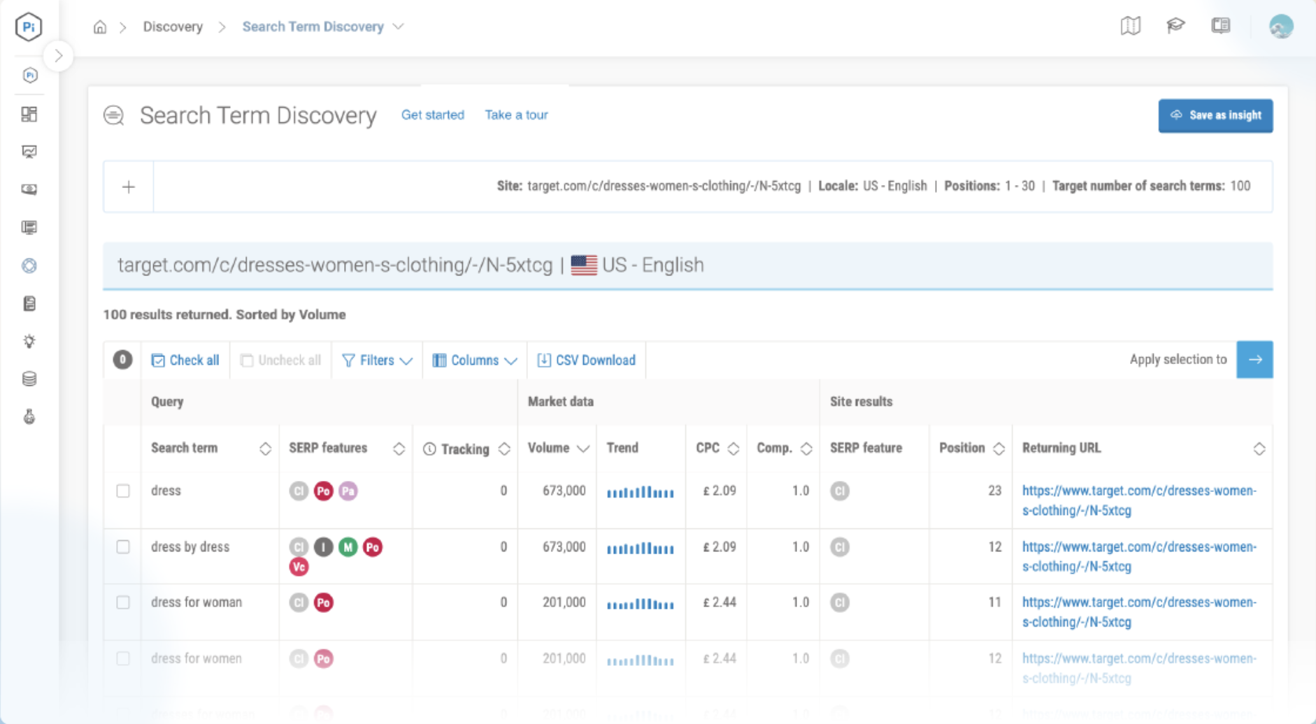 Build targeted keyword datasets with Search Term Discovery