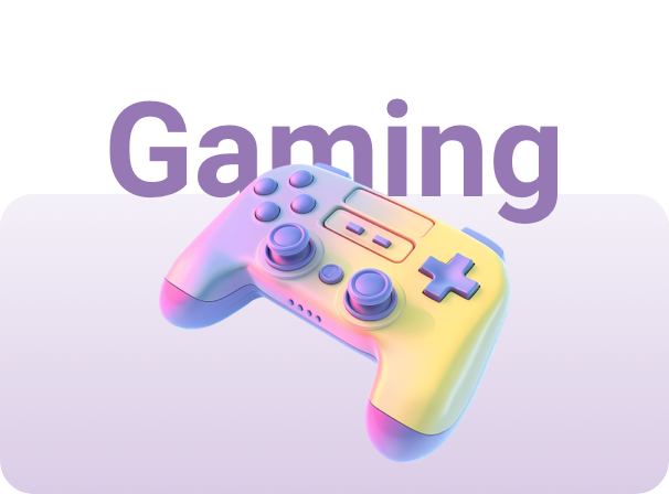 Colourful gaming controller illustration accompanying a case study showing 190 percent growth in new depositing customers from market insights.